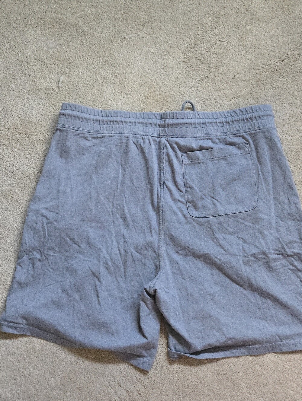 EUC J. Crew Men's Blue/Gray Drawstring Lounge Shorts Size M